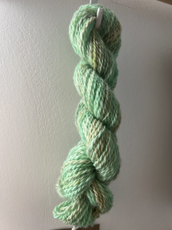 Green-Yellow Blend Hand-Spun Yarn (DK) - 20g
