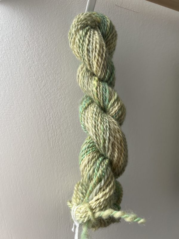 Yellow-Green Blend Hand-Spun Yarn (DK) - 20g